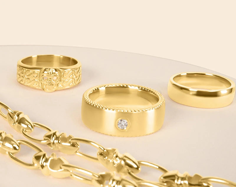 Luxury Wedding Ring Set For Women – 1.5CT AAAAA CZ Yellow Gold