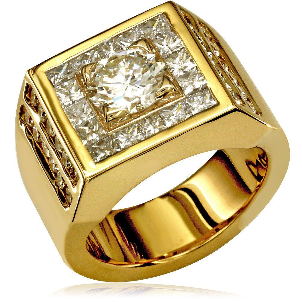 Mens big diamond rings deals