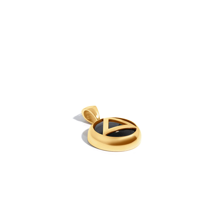 14K Alcoholic Anonymous - AA Pendant - Charm