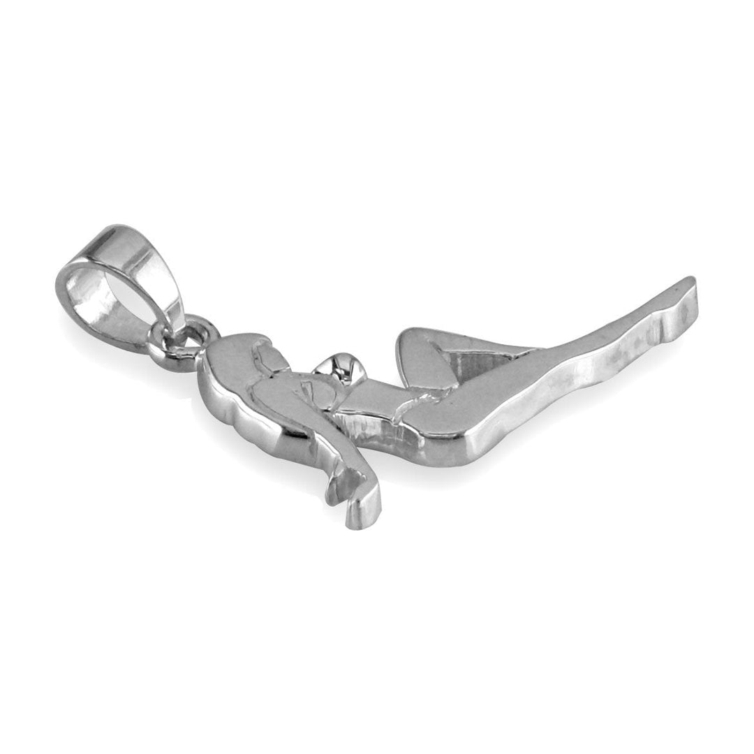 Bikini Model Charm in 14k White Gold