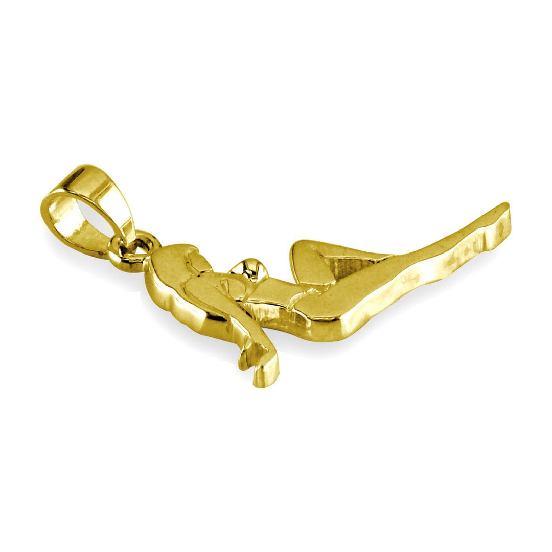 Bikini Model Charm in 14k Yellow Gold
