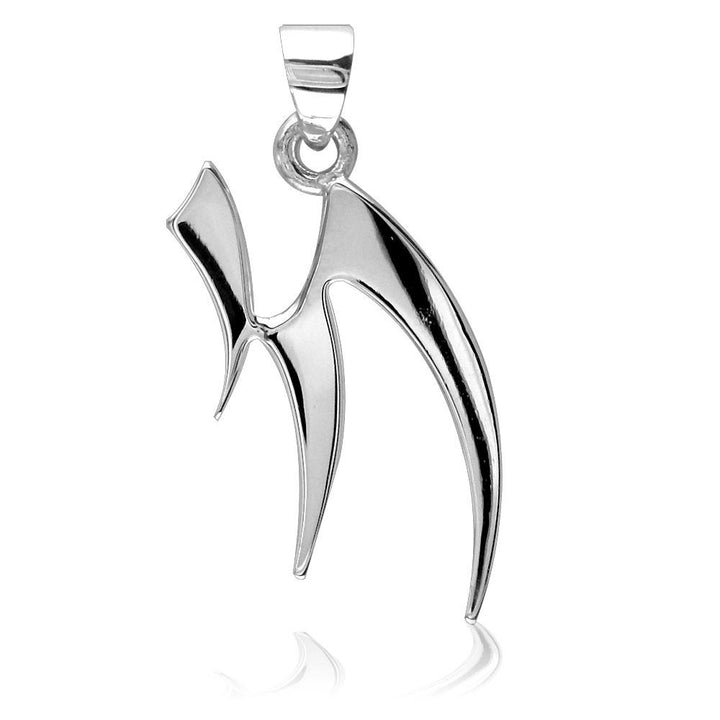 Designer Chai Charm in 14K White Gold