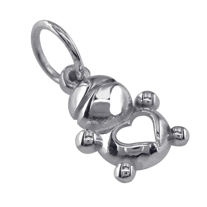 Mini Baby Boy Charm in 14K White Gold