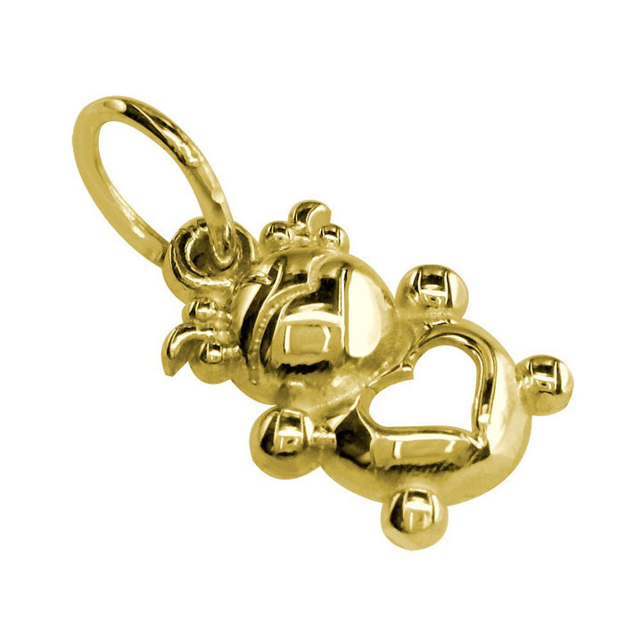 Mini Baby Girl Charm in 14K Yellow Gold