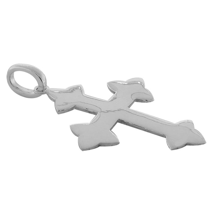 Extra Large Cross Charm, 40mm in Sterling Silver
