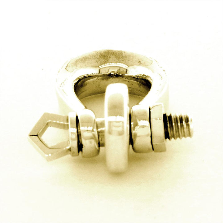 Large Hardware Shackle Pendant in 14K Yellow Gold