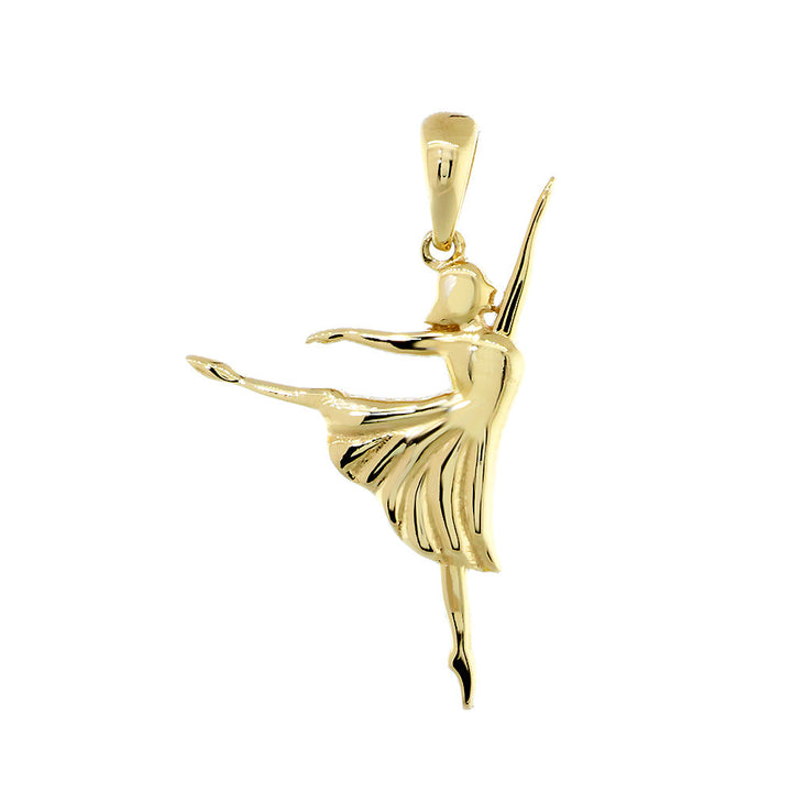 3D Dancer Charm in 14K Yellow Gold