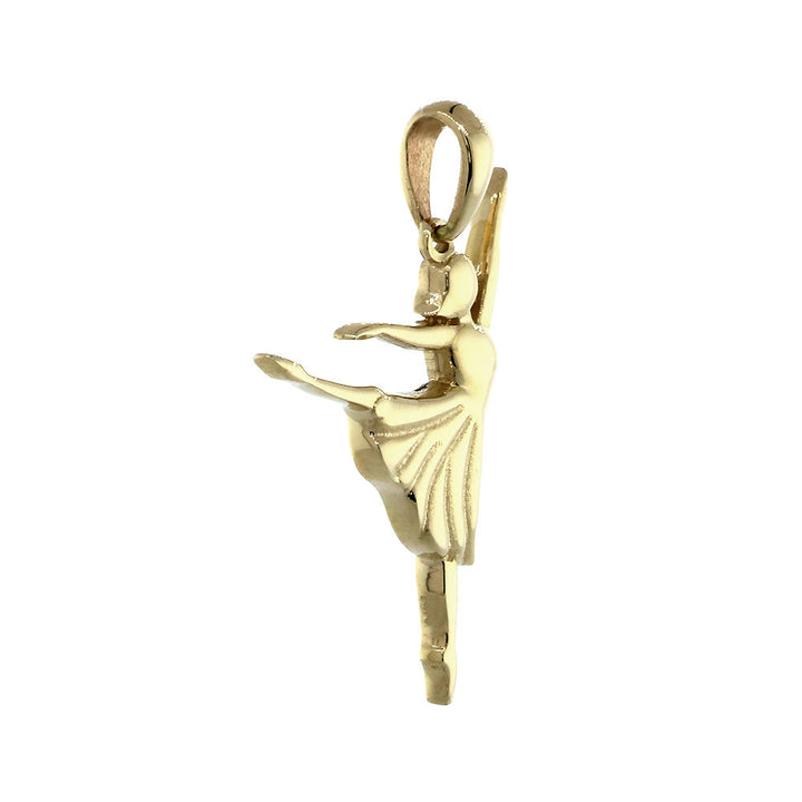 3D Dancer Charm in 14K Yellow Gold