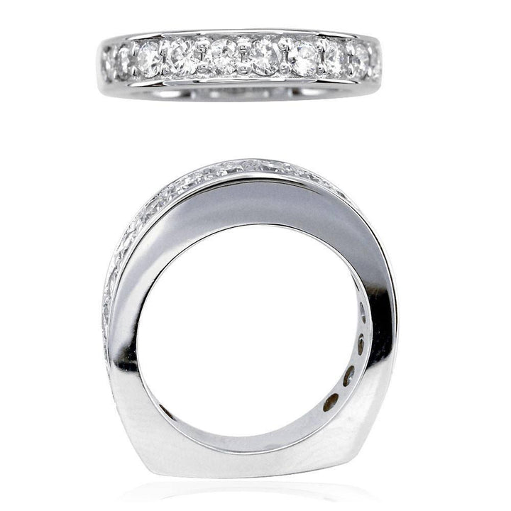 Matching Diamond Wedding Band, 1.20CT in 14K Yellow Gold