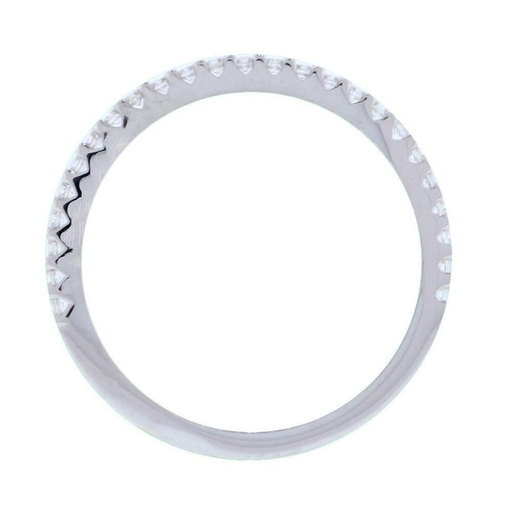 Thin Diamond Wedding Band, 0.25CT Total in 14k White Gold
