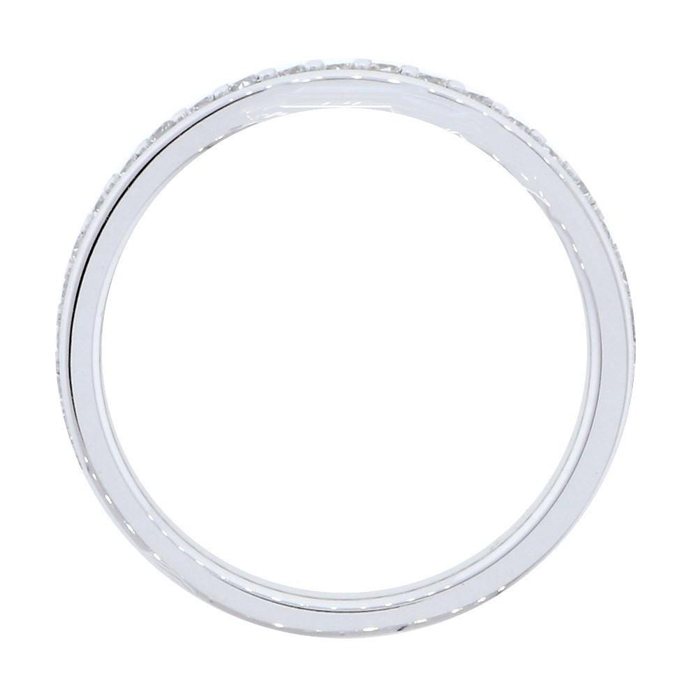 Diamond Wedding Band, 0.30CT Total in 14k White Gold