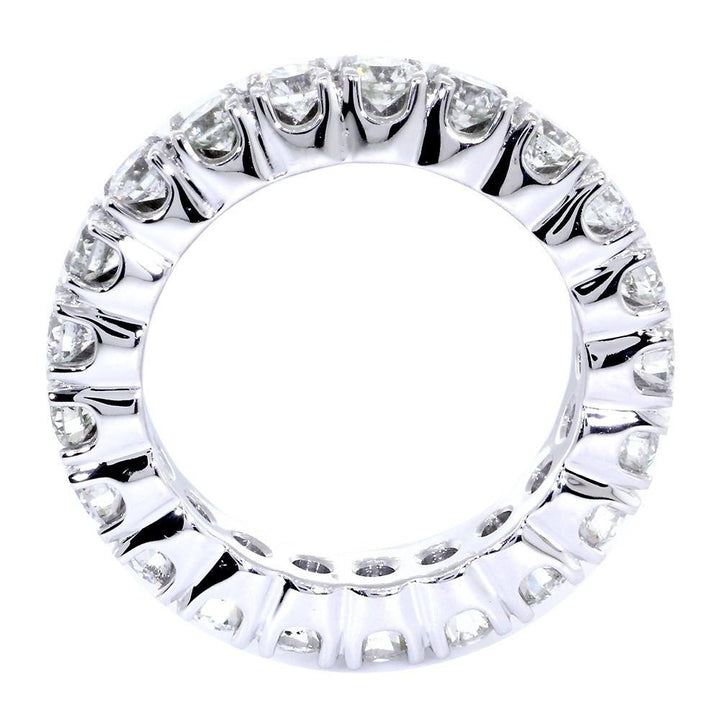 Diamond Eternity Band, 2.55CT Total in 14k White Gold