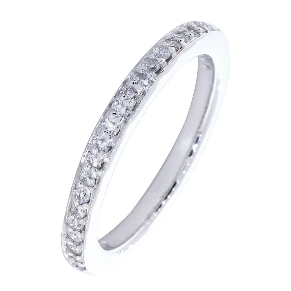 Matching Diamond Wedding Band, 0.20CT Total in 14k White Gold