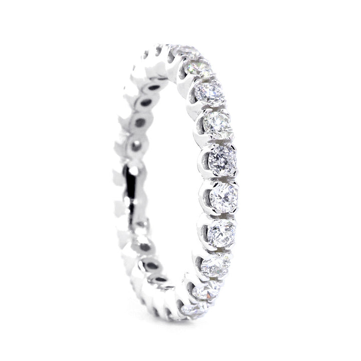 Diamond Eternity Band, 1.08CT in 14K White Gold
