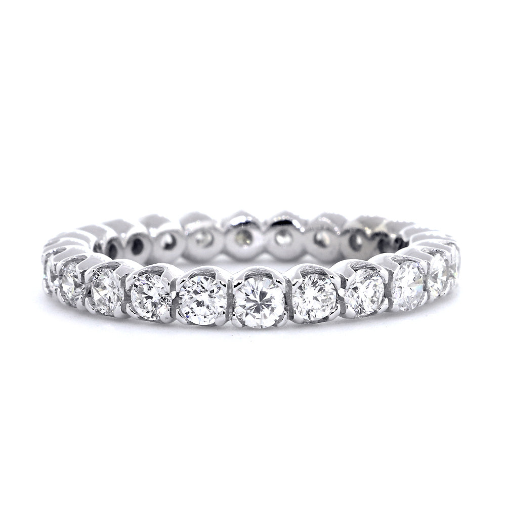 Diamond Eternity Band, 1.08CT in 14K White Gold