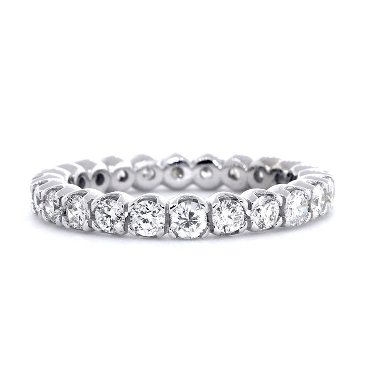 Diamond Eternity Band, 1.08CT in 14K White Gold