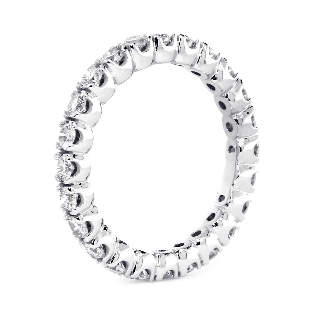 Diamond Eternity Band, 1.08CT in 14K White Gold