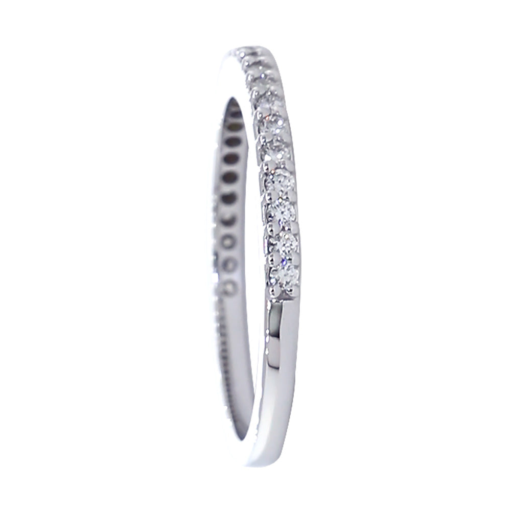 Matching Diamond Wedding Band, 0.32CT Total Sides in 14k White Gold