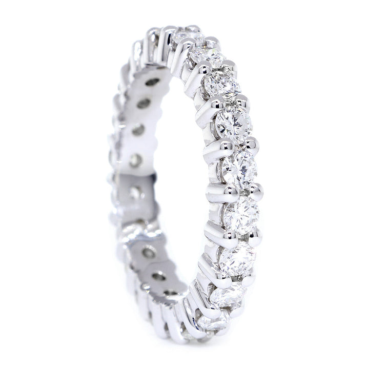 Round Diamonds Eternity Band, 1.60CT in 14K White Gold