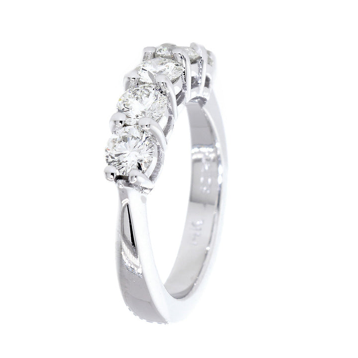 Matching Diamond Wedding Band, 1.30CT in 14k White Gold