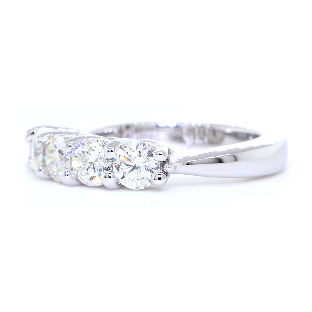 Matching Diamond Wedding Band, 1.30CT in 14k White Gold
