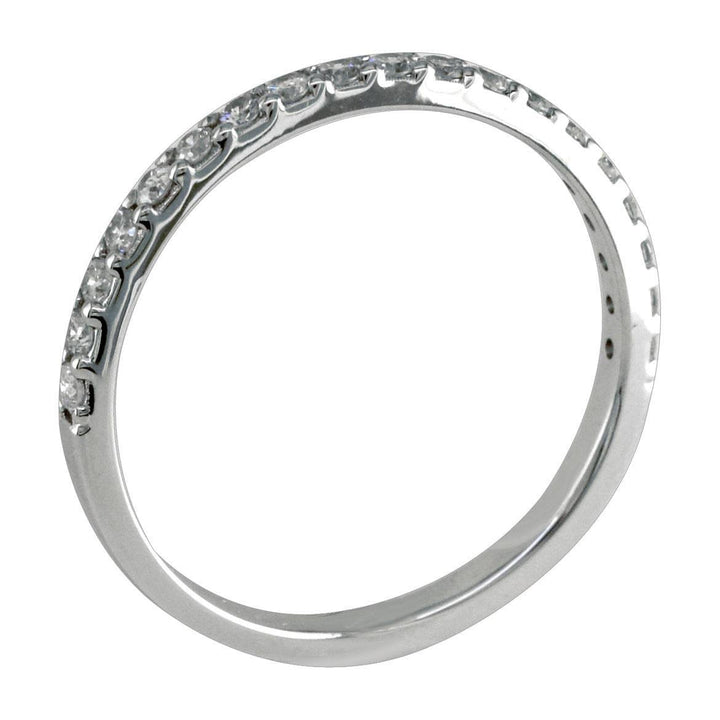 Thin Diamond Band, 0.35CT in 14k White Gold