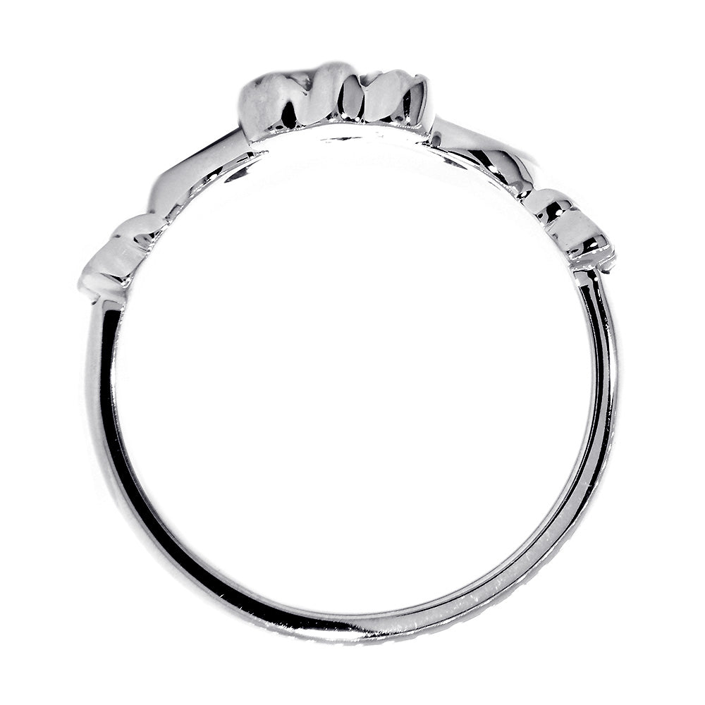Gents or Ladies Claddagh Wedding Ring in Sterling Silver