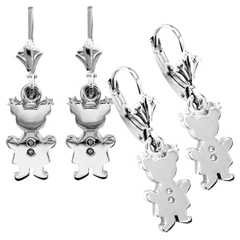 earring girls silver
