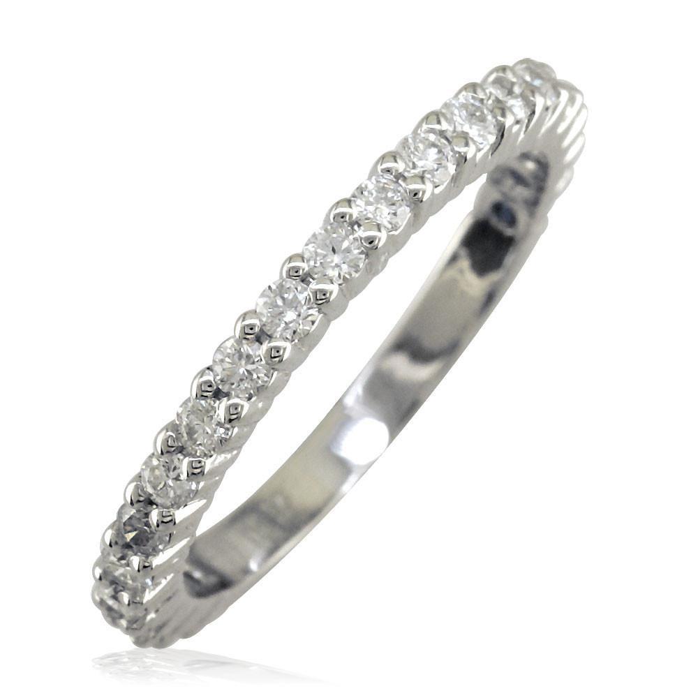 Diamond Band, 0.70CT in 14k White Gold