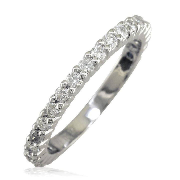Diamond Band, 0.70CT in 14k White Gold
