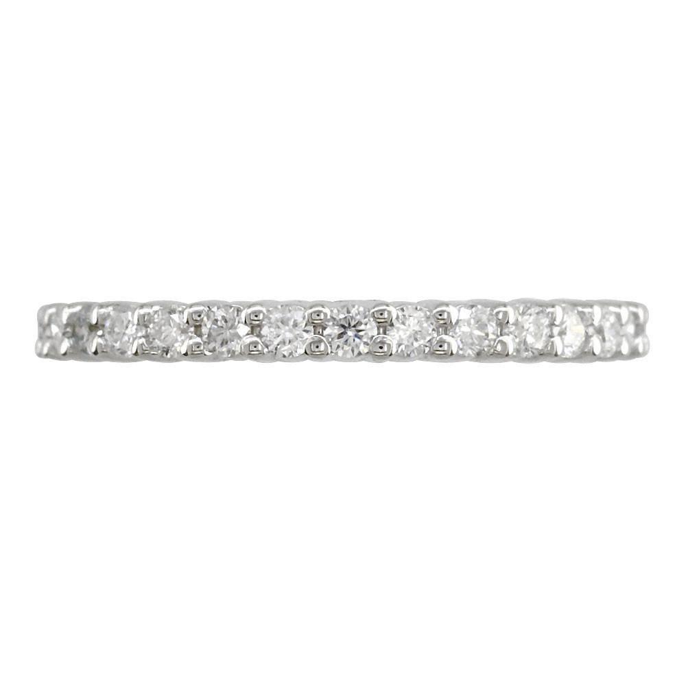 Diamond Band, 0.70CT in 14k White Gold