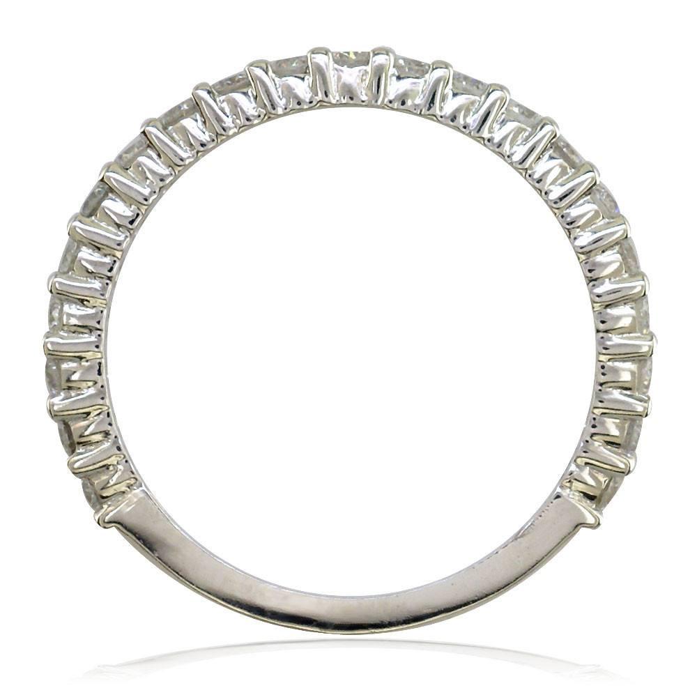 Diamond Band, 0.70CT in 14k White Gold