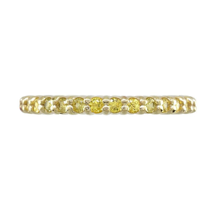 Yellow Sapphire Band, 0.70CT in 14k Yellow Gold