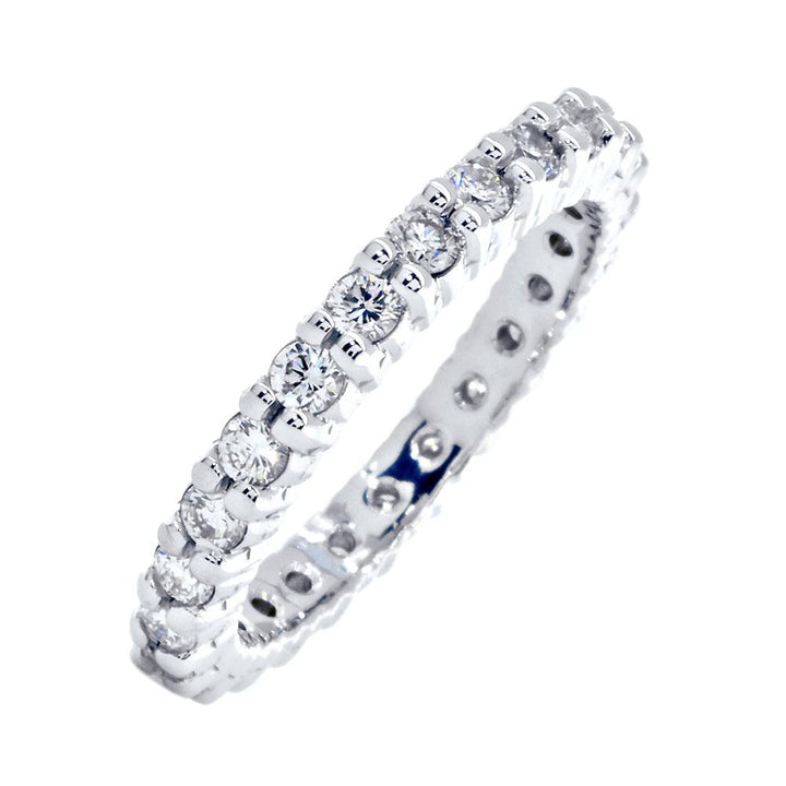 Diamond Eternity Band, 1.12CT in 14K White Gold