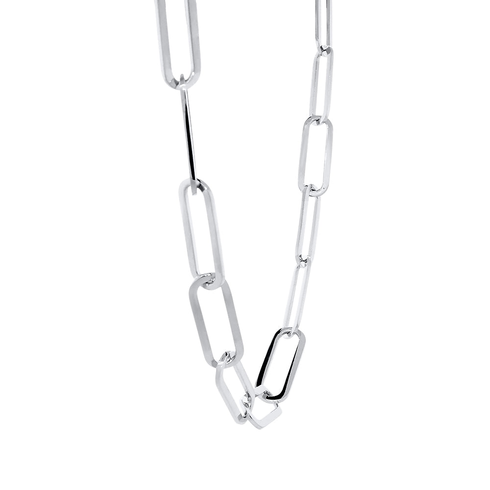 14k Yellow Gold Solid Paperclip Link Chain/Necklace