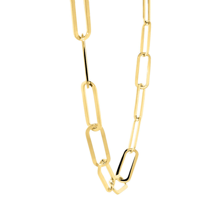 14k Yellow Gold Solid Paperclip Link Chain/Necklace