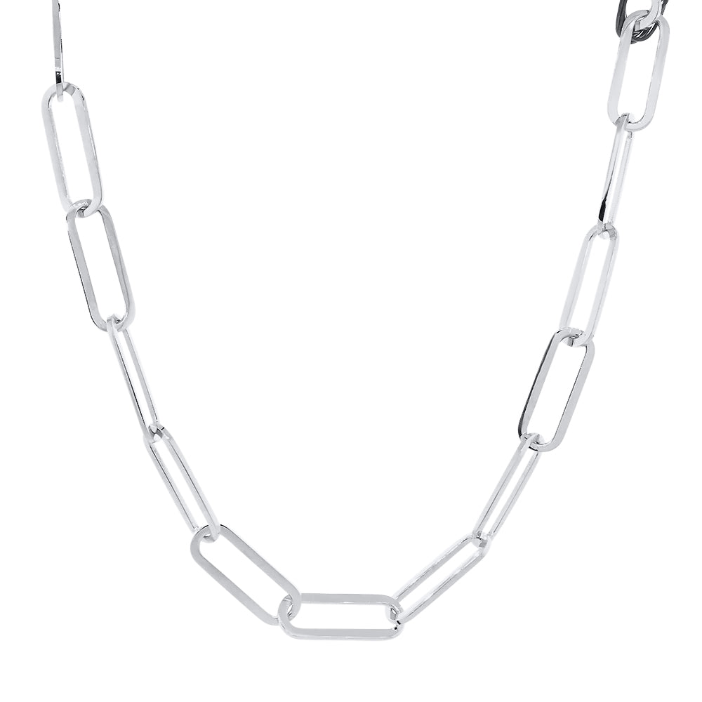 14k Yellow Gold Solid Paperclip Link Chain/Necklace
