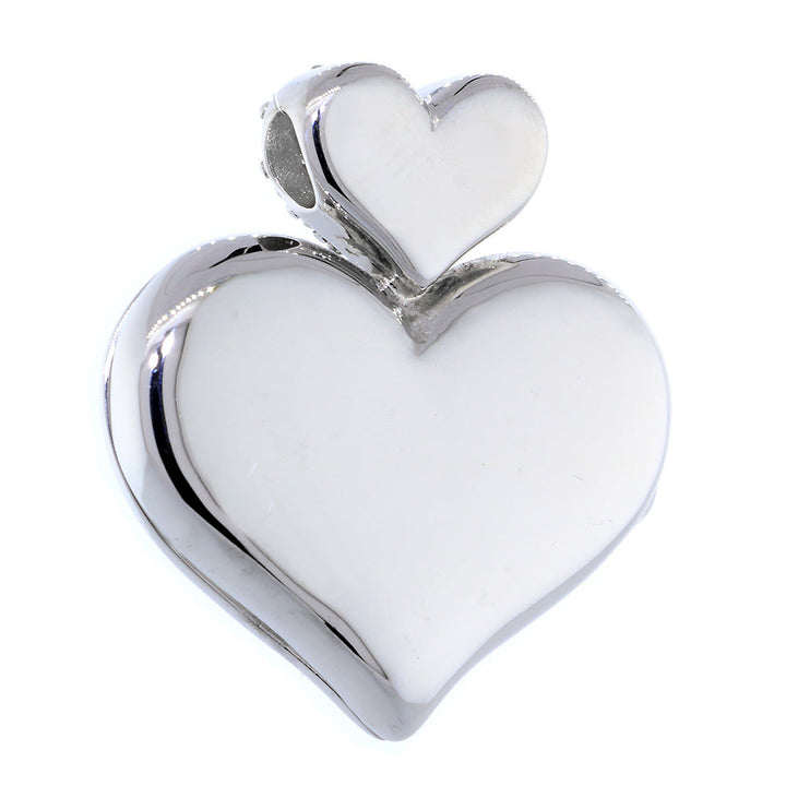 Large Diamond Heart Locket, 0.90CT in 14k White Gold
