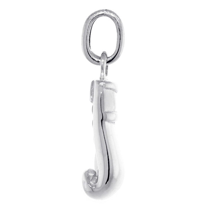 23mm Solid Left Handed Boxing Glove Pendant in 950 Platinum, No Refunds, Store Credit only