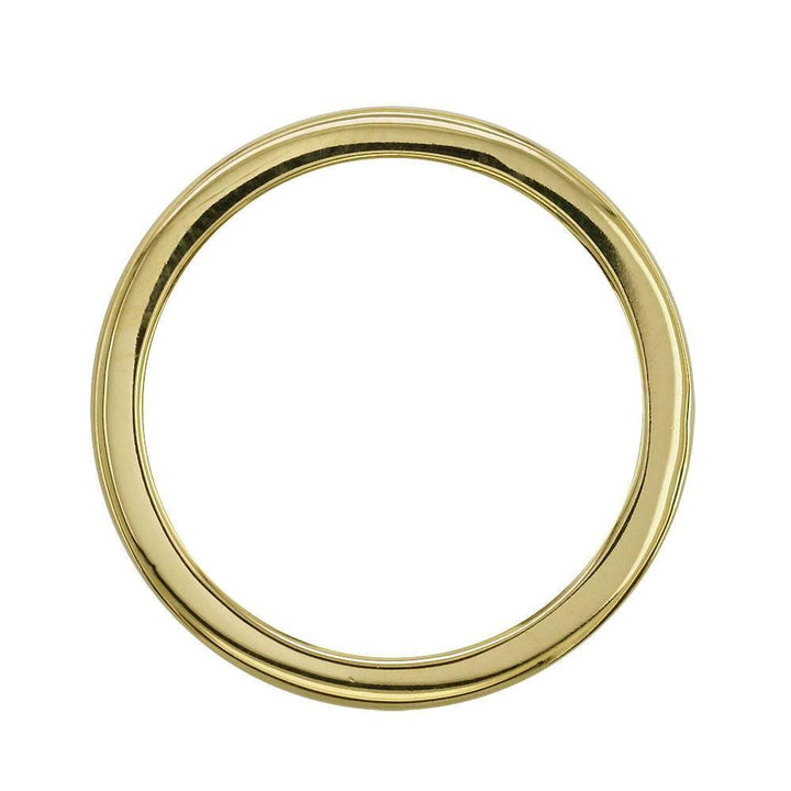 Autism Awareness Jigsaw Puzzle Piece Ring Band in 14k Yellow Gold, Ring Sizes 3.5 to 8.5