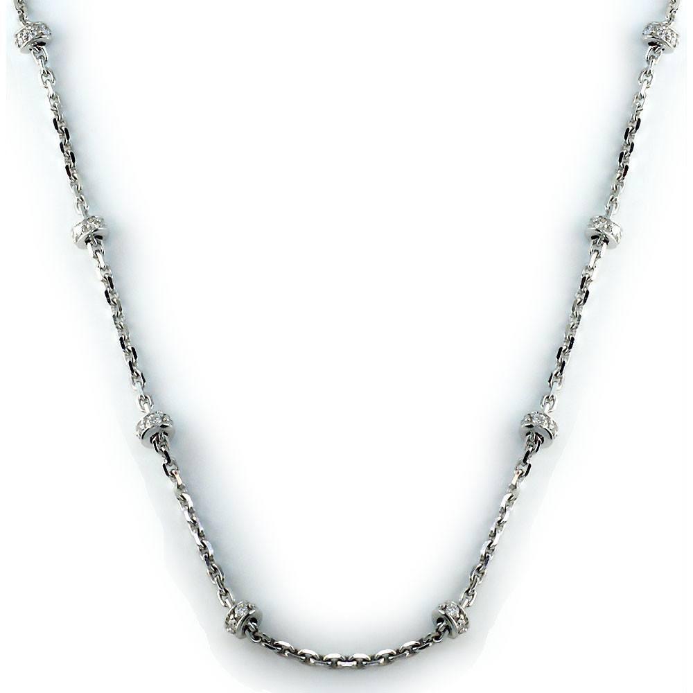 Diamond Roundell Chain in 14K, 0.60CT