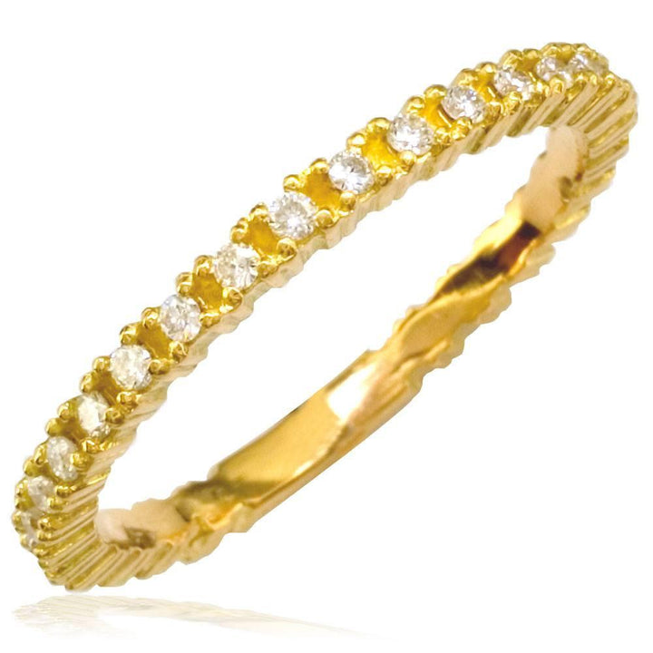 Small Diamond Eternity Band in 18K