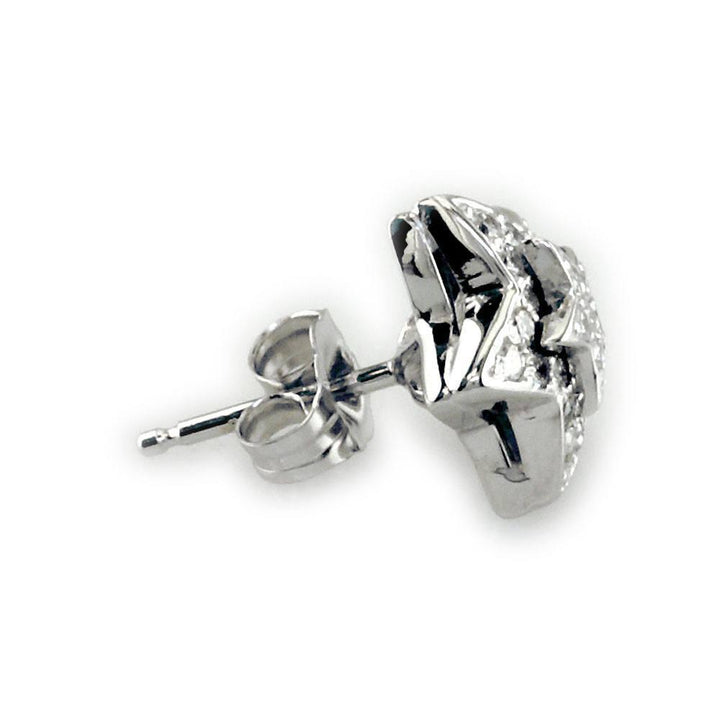 Diamond Star Earrings, 0.45CT