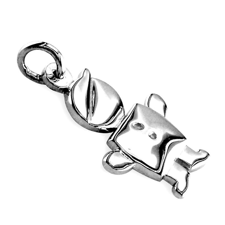 Small Belly Kids Sziro Boy Sterling Silver Charm for Mom, Grandma