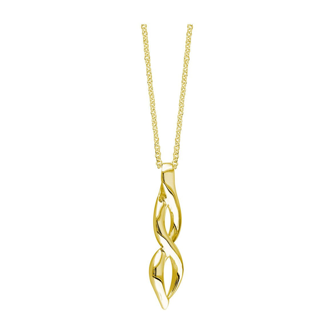 Large Designer Infinity Charm,1.5 Inches,18 Inches Total #5193 in 14K yellow gold