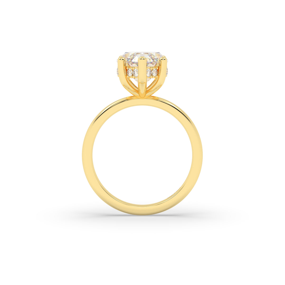 4.5CT Marquise Shape Lab Diamond Engagement Ring