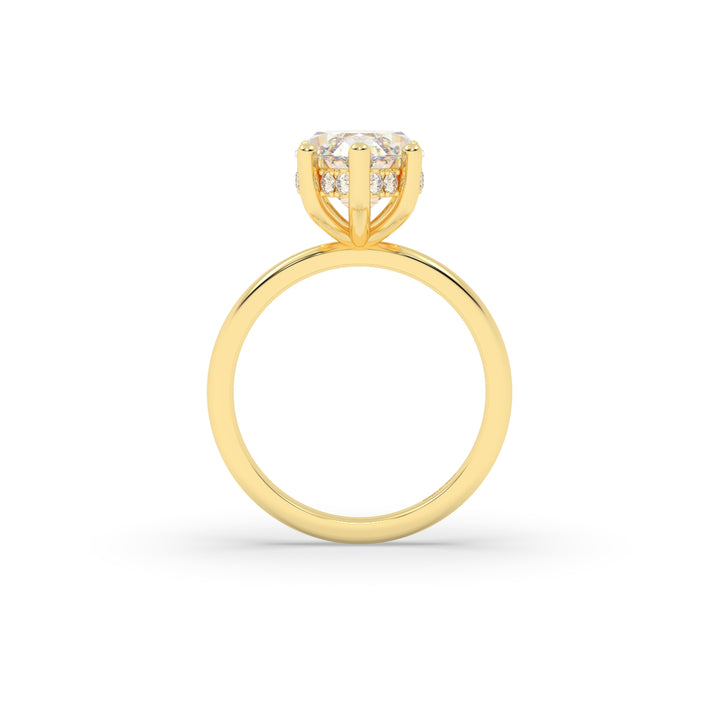 4.5CT Marquise Shape Lab Diamond Engagement Ring