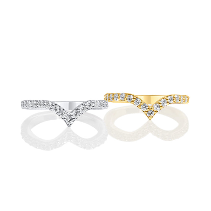 14K Yellow Gold & Diamond Semi Mount Halo Ring