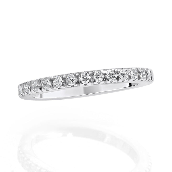 14k White Gold 0.35ct Tdw Diamond Wedding Band