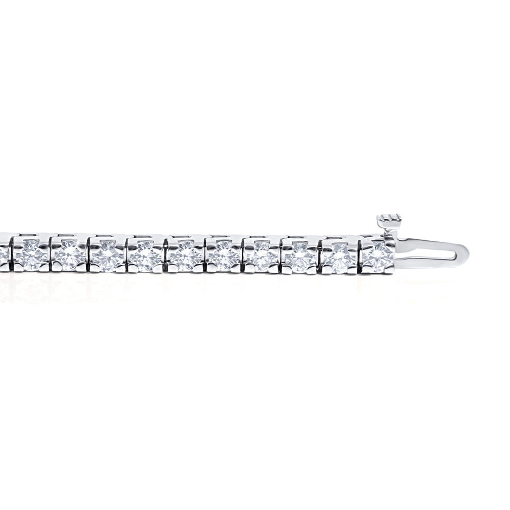 14K White Gold Diamond Tennis Bracelet